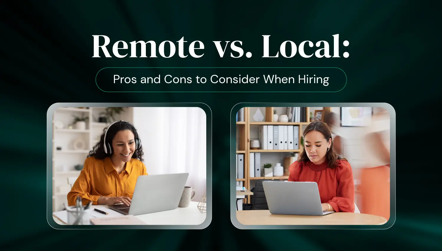 Business manager conducting video interview with diverse international candidates showcasing global remote hiring process