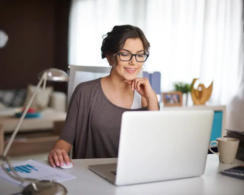  International professional working from home office showcasing world-class remote work opportunities with US companies