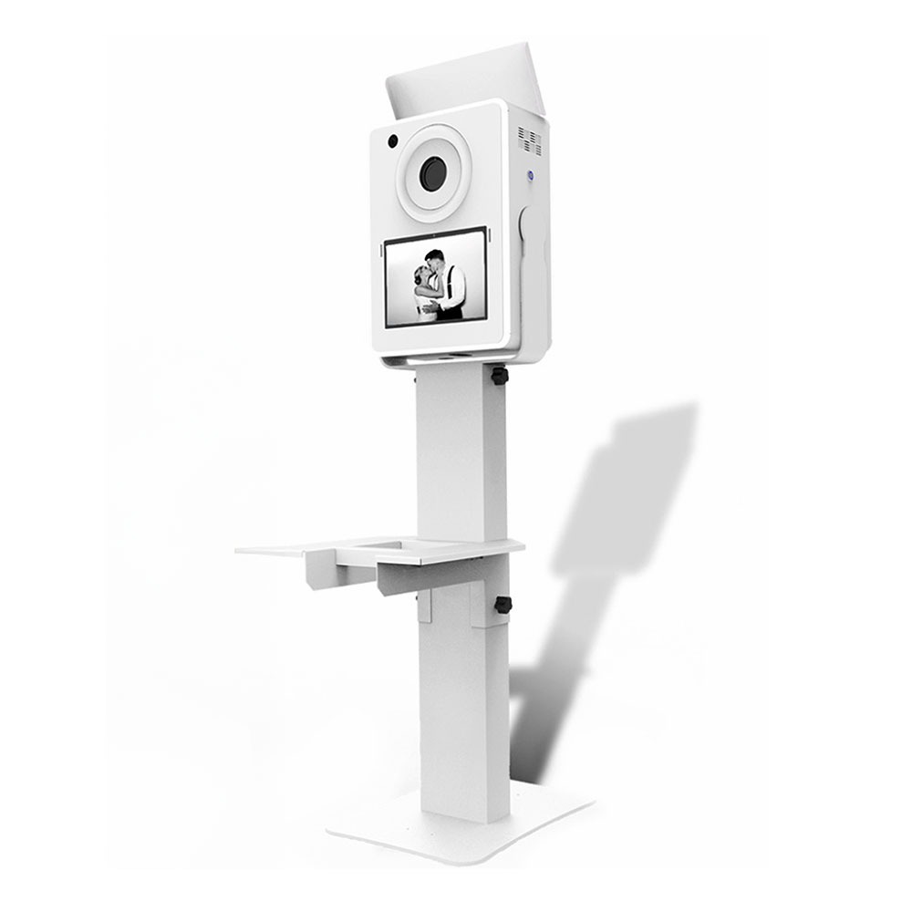 Glam photo booth camera station