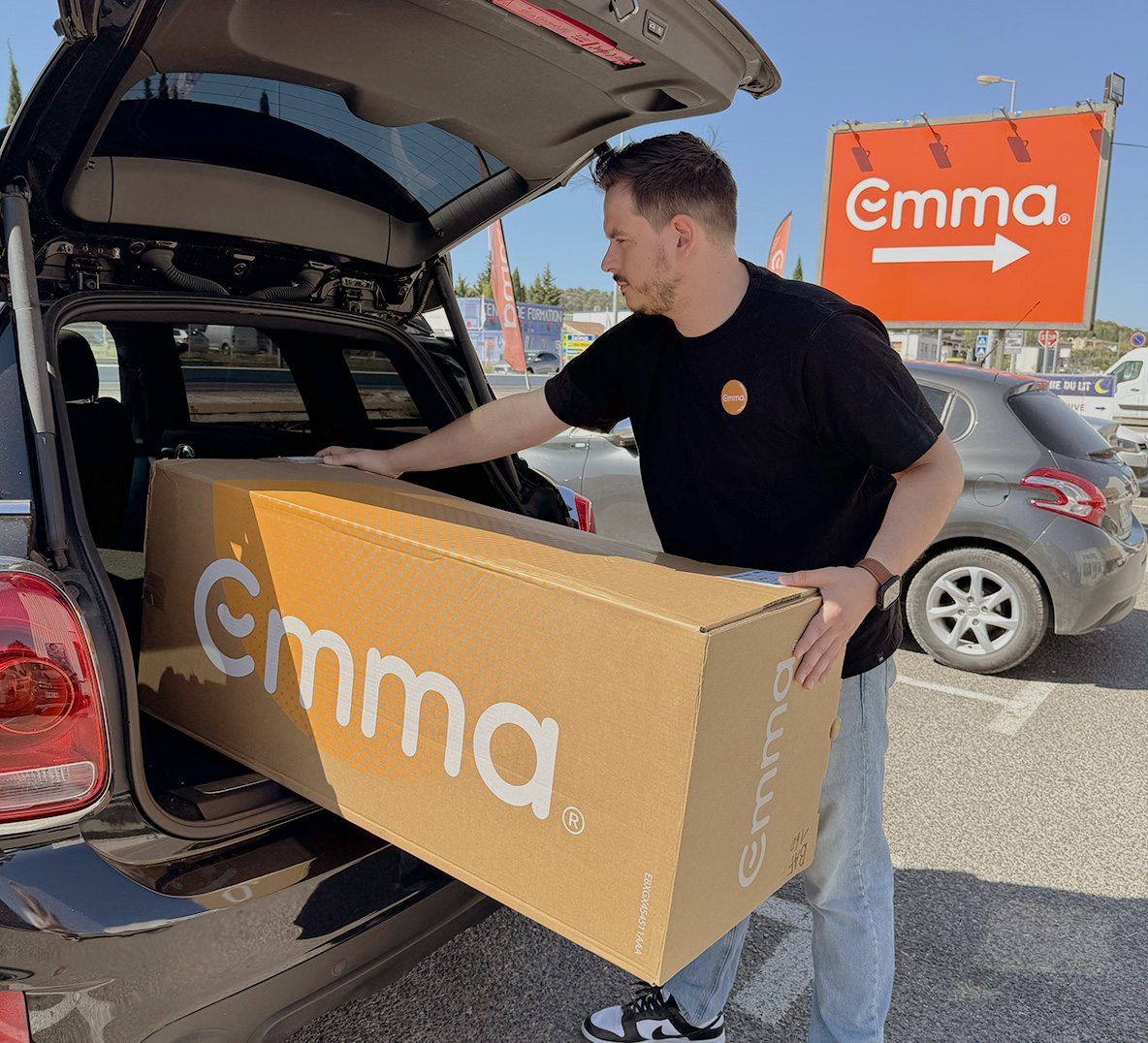 Client emma store qui dort dans son matelas emma le soir même