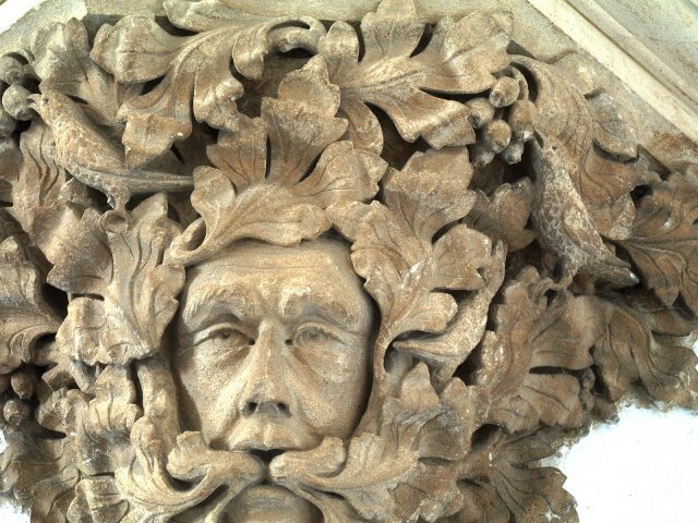 The Green Man at Sutton Benger Church © tristan forward :: Geograph ...