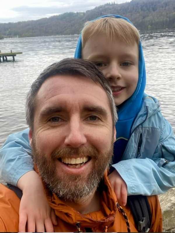 Andy and son