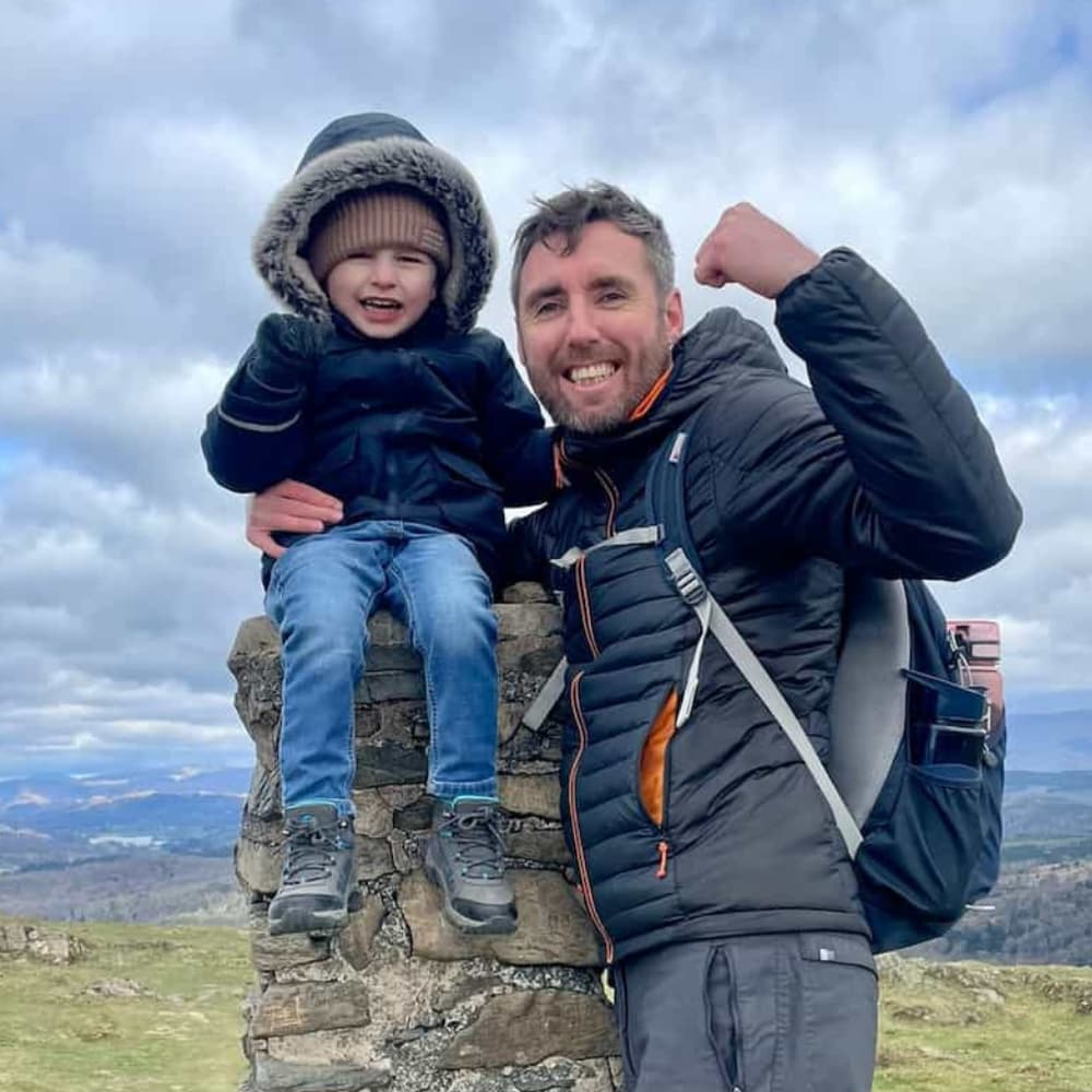 Dad and daughter
