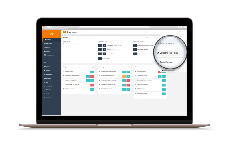 About Rentman software updates
