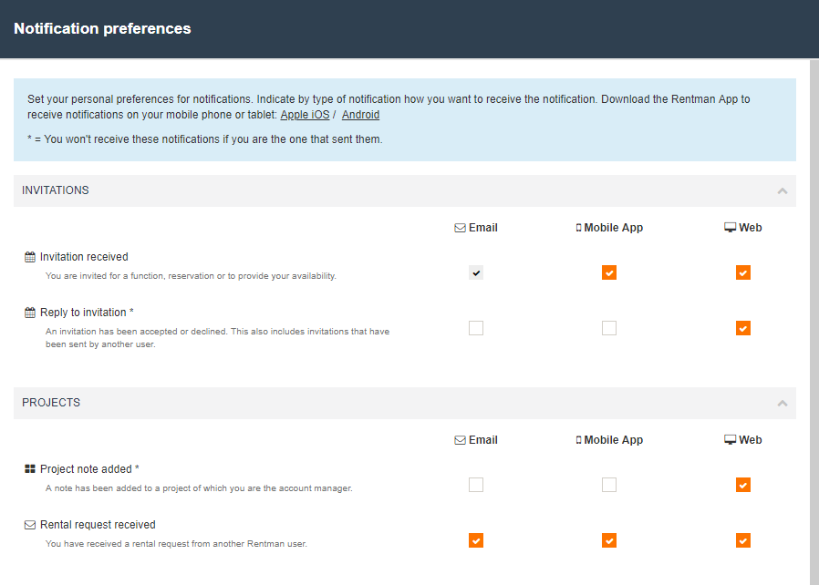 Rentman’s Notification System
