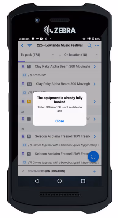 Tell subrentals apart from your own equipment on digital packing slips