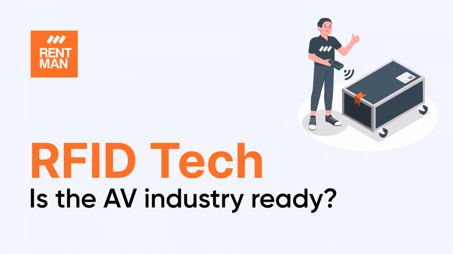 RFID: Is the AV industry ready? Rentman Keynote | May 2023