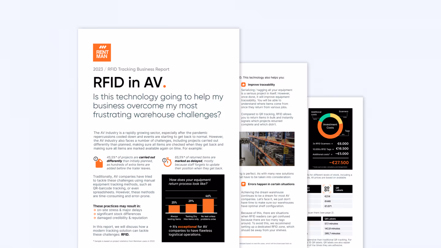 RFID Report for AV & Events Industry: Trends, Applications & Opportunities (updated 2025)