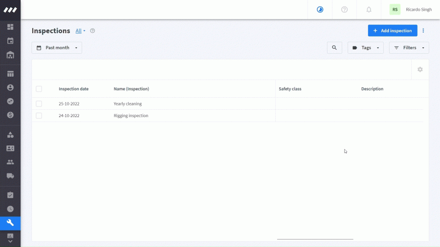 Import and manage your inspection results