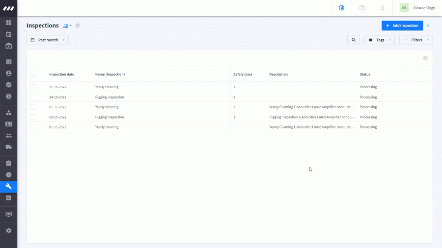 Import and manage your inspection results