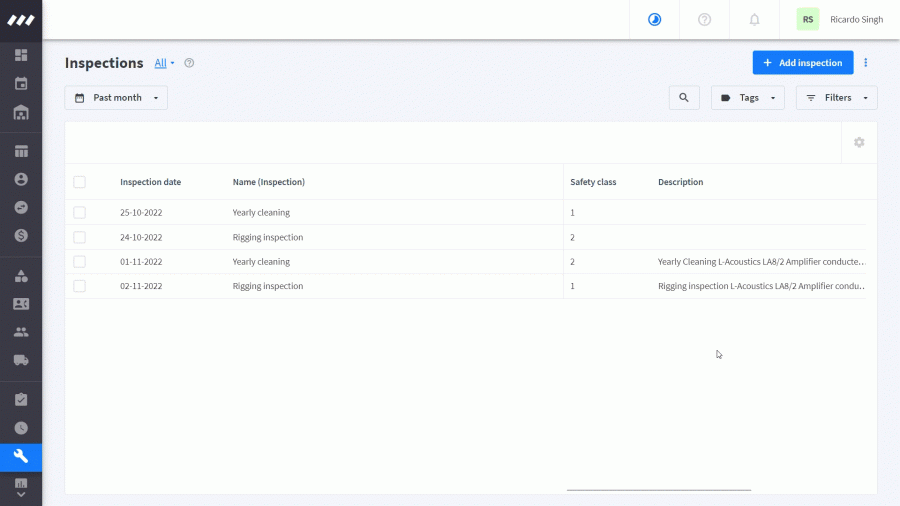 Import and manage your inspection results