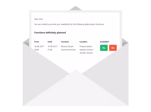 Mise en page améliorée des e-mails d'invitation