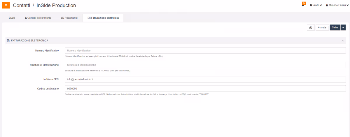 Esporta le tue fatture in XML