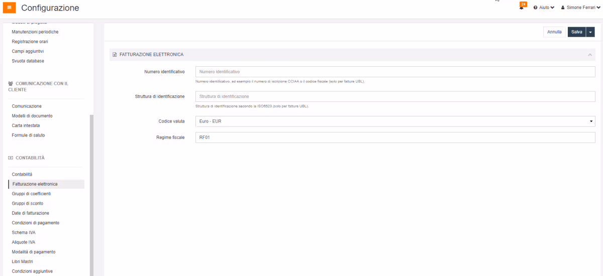 Esporta le tue fatture in XML