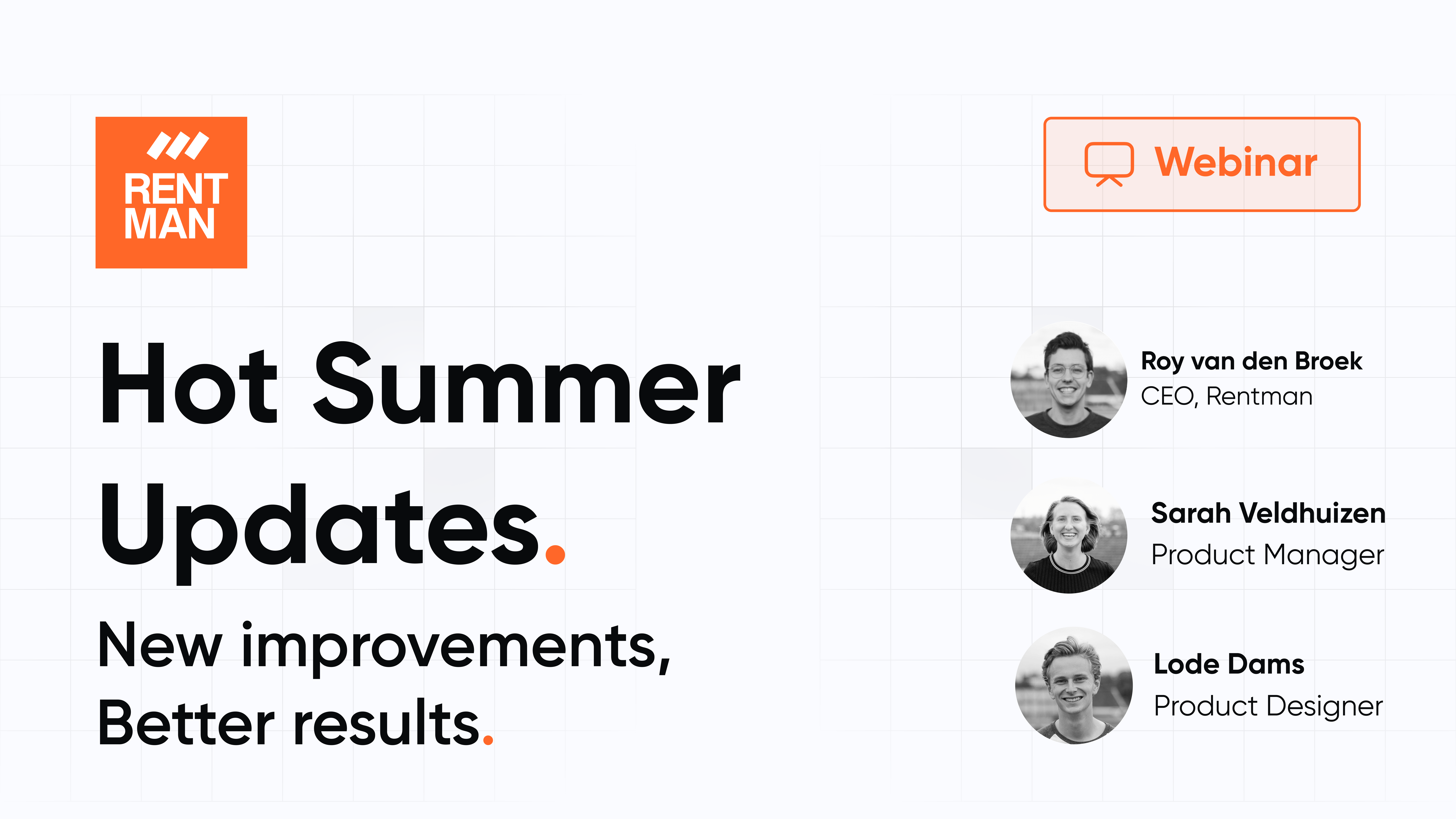 Hete Zomerupdates webinar