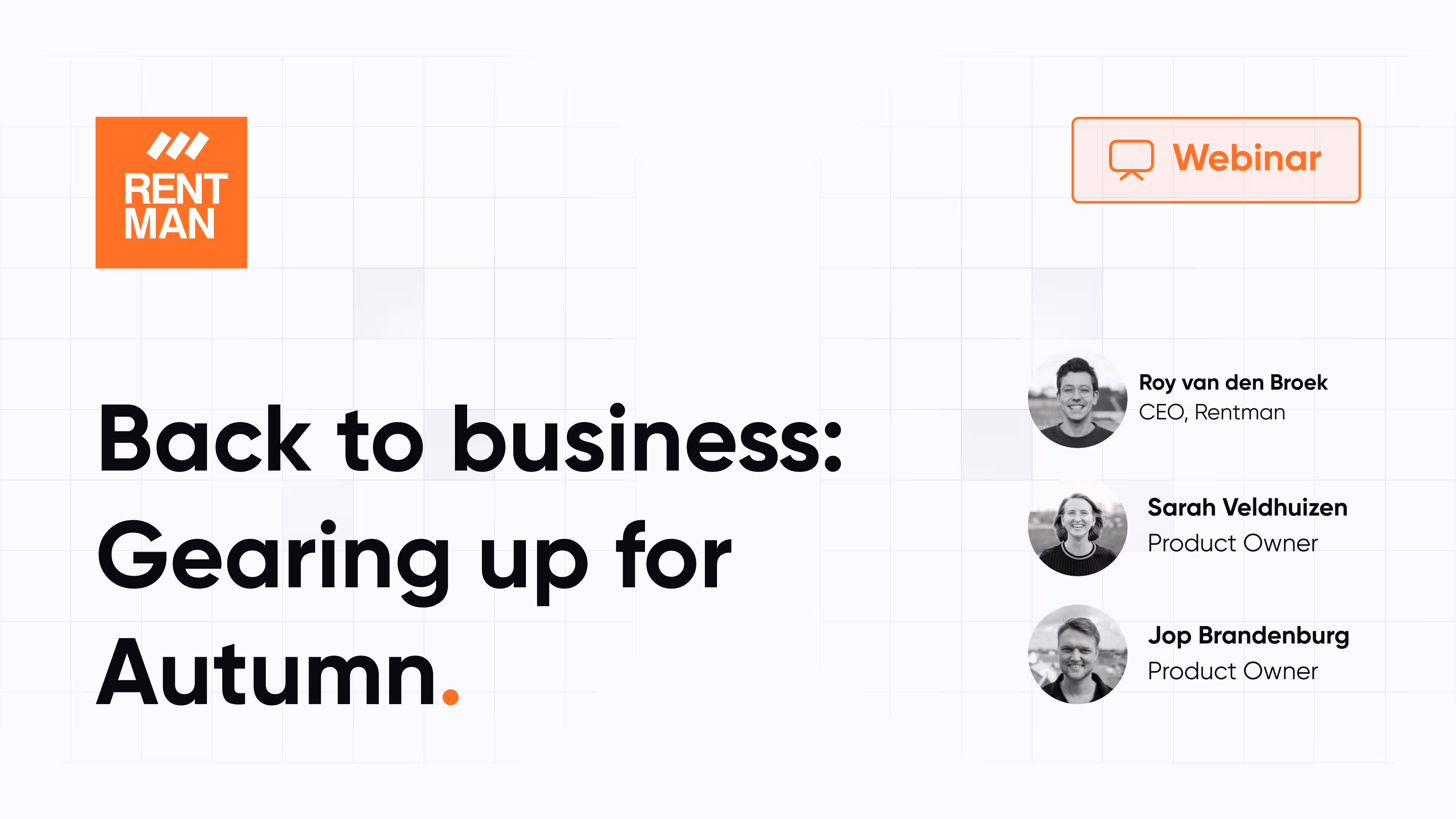 Terug aan de slag: klaar voor de herfst webinar