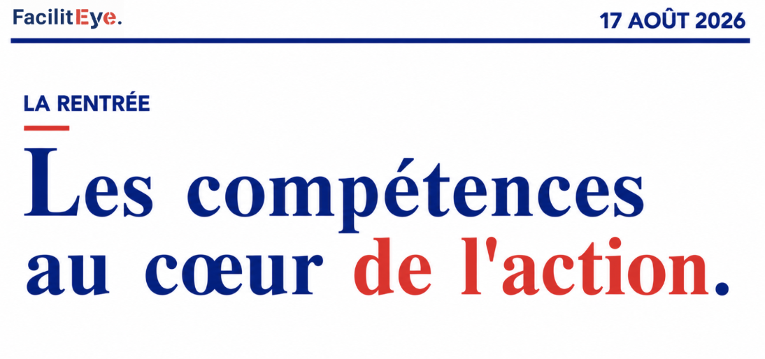 Rentrée : les compétences au cœur de l’action