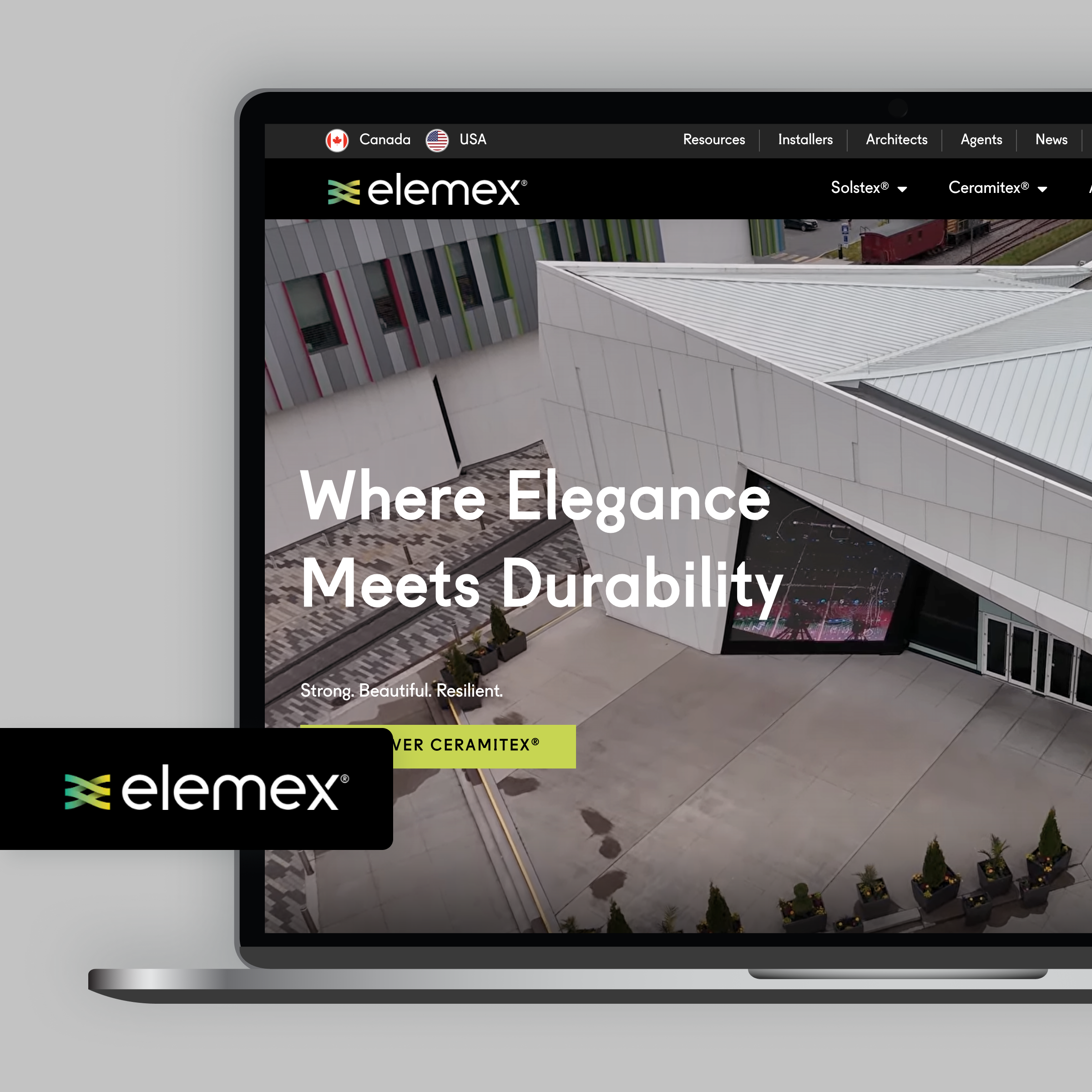 Elemex website thumbnail