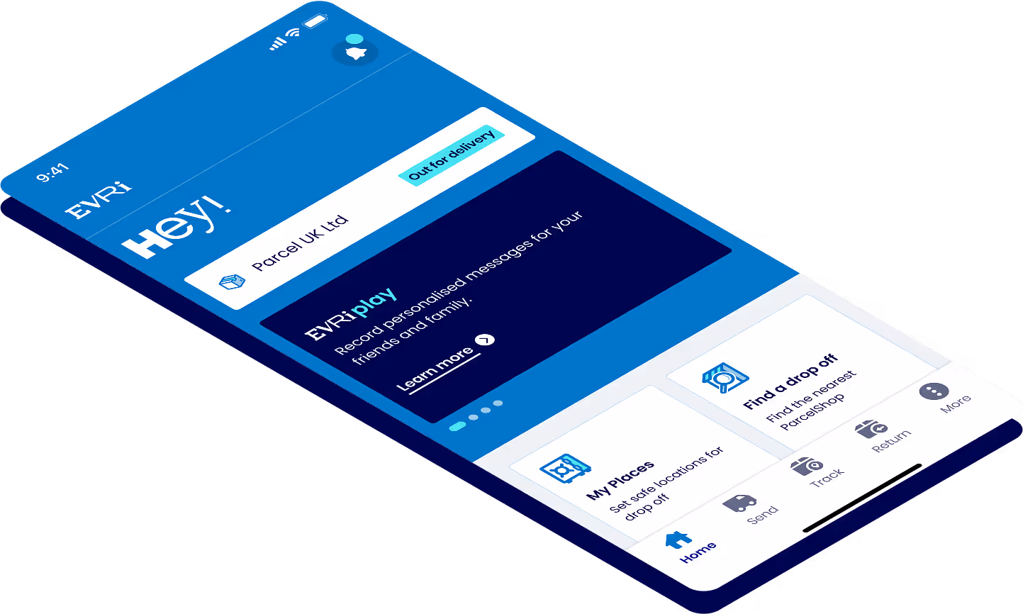 UI Screen - Logistics Application