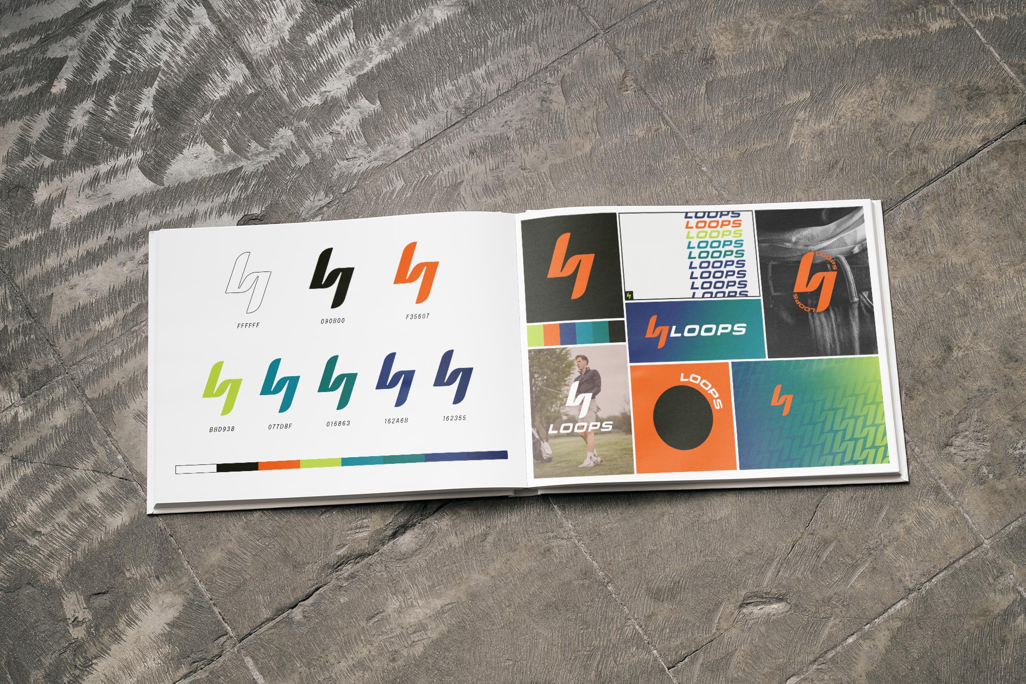 Loops brand identity design by MTHD Agency