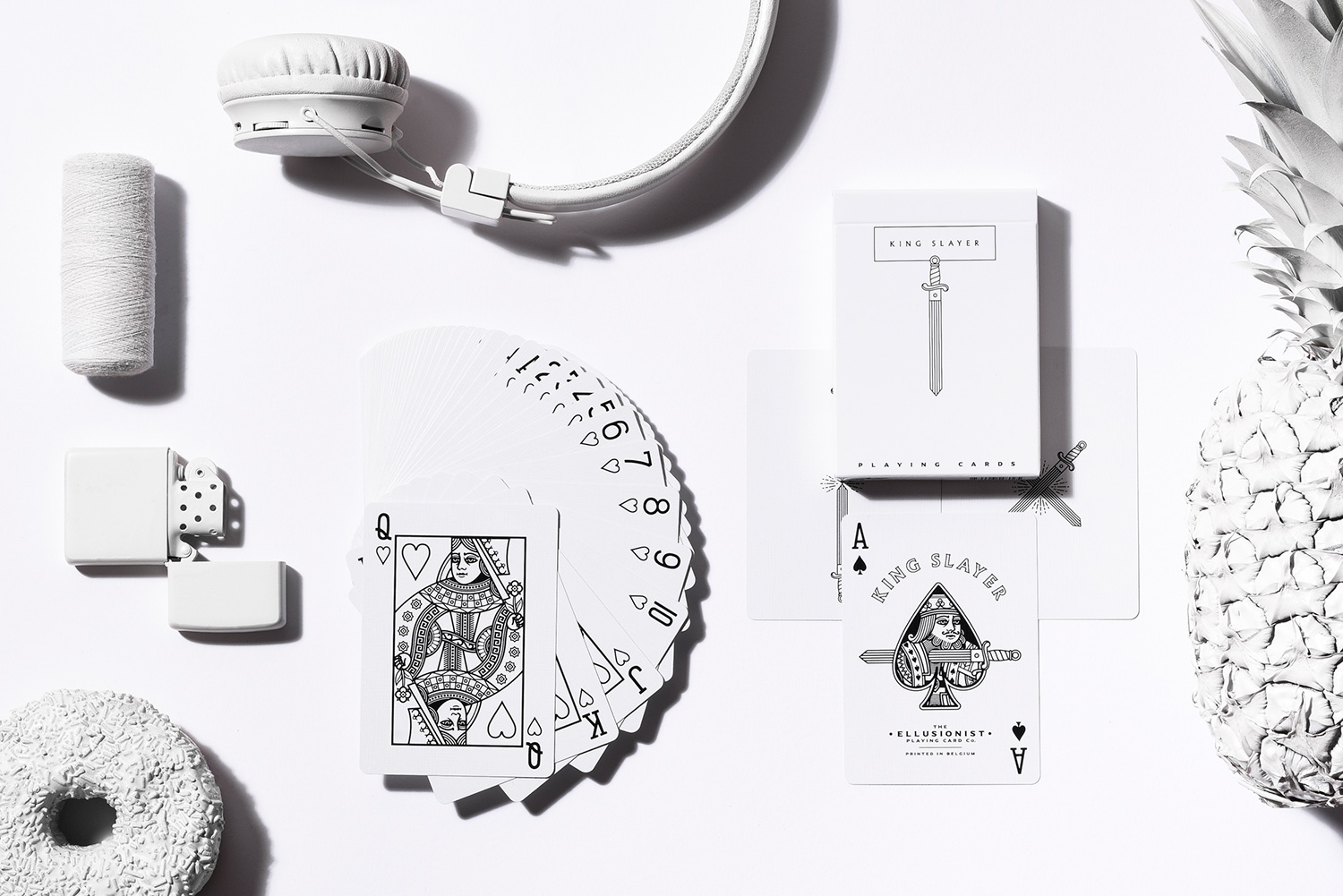 Ellusionist King Slayers deck photographed for the product launch