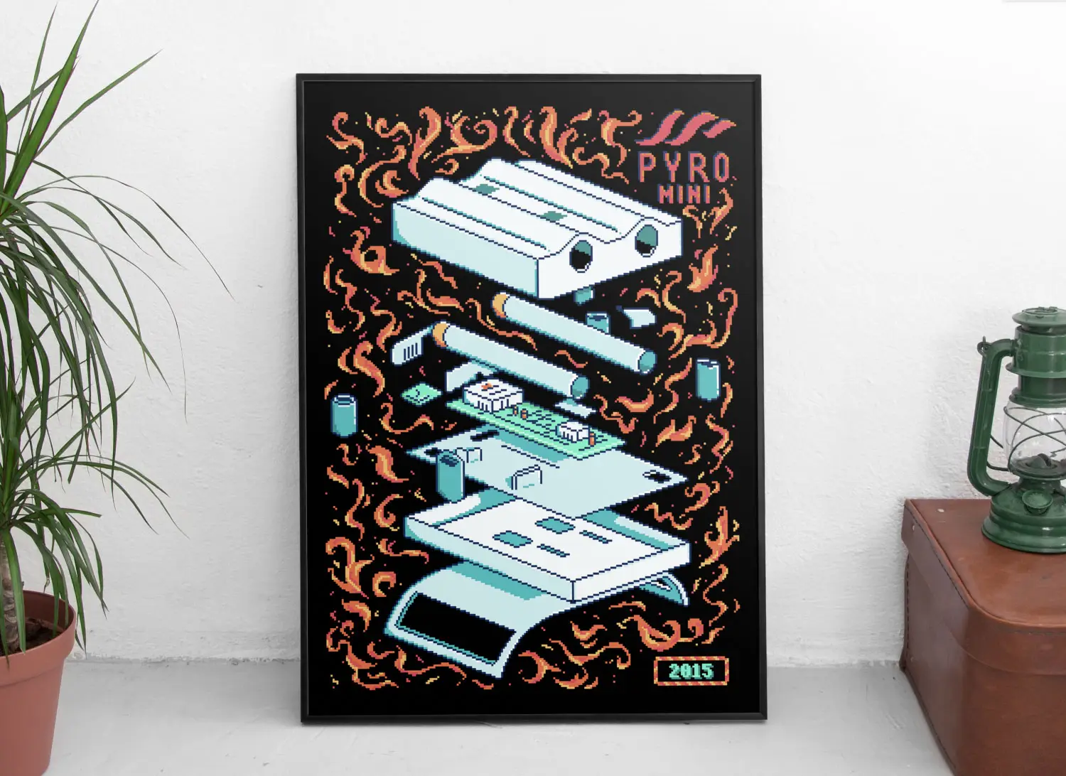 Pyro poster artwork designed for Ellusionist by MTHD