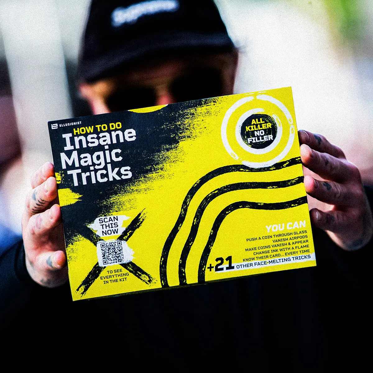 Insane magic campaign banner created for Ellusionist