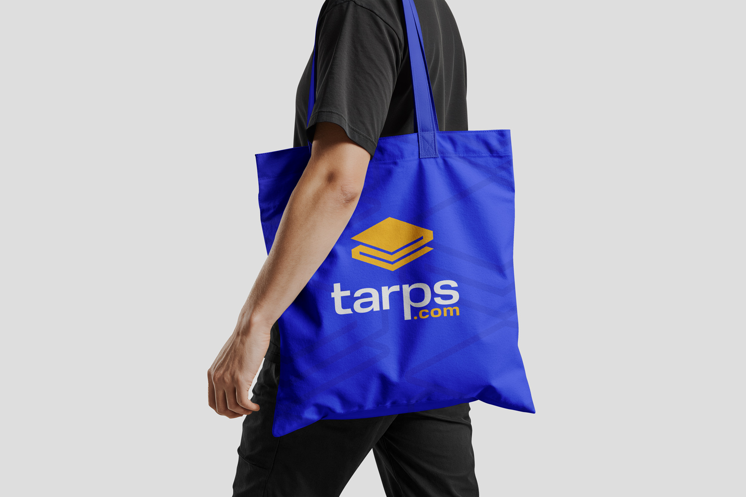 Tarps branded tote bag from the MTHD identity rollout