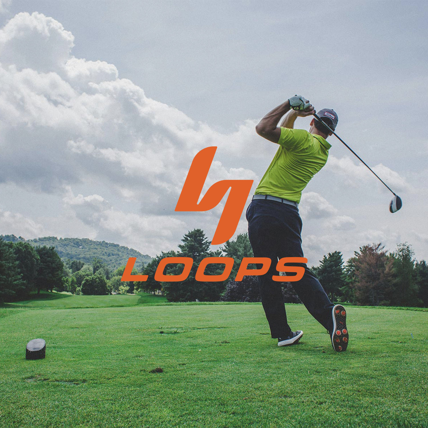 Loops brand graphics from the visual identity system