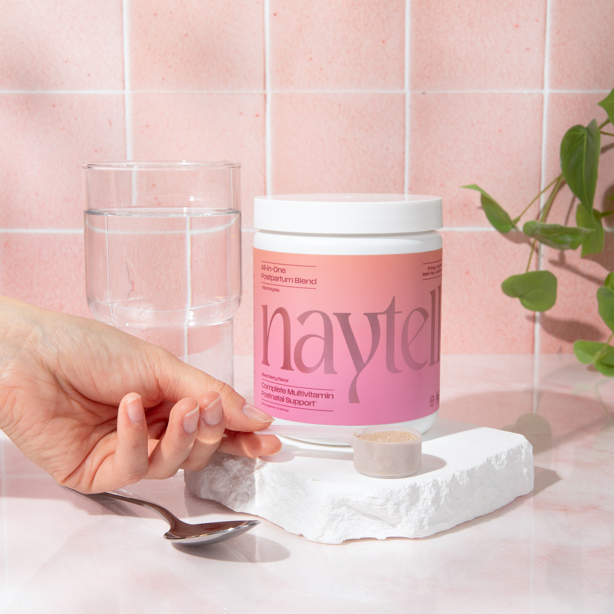 Naytelle packaging styled for the brand launch shoot