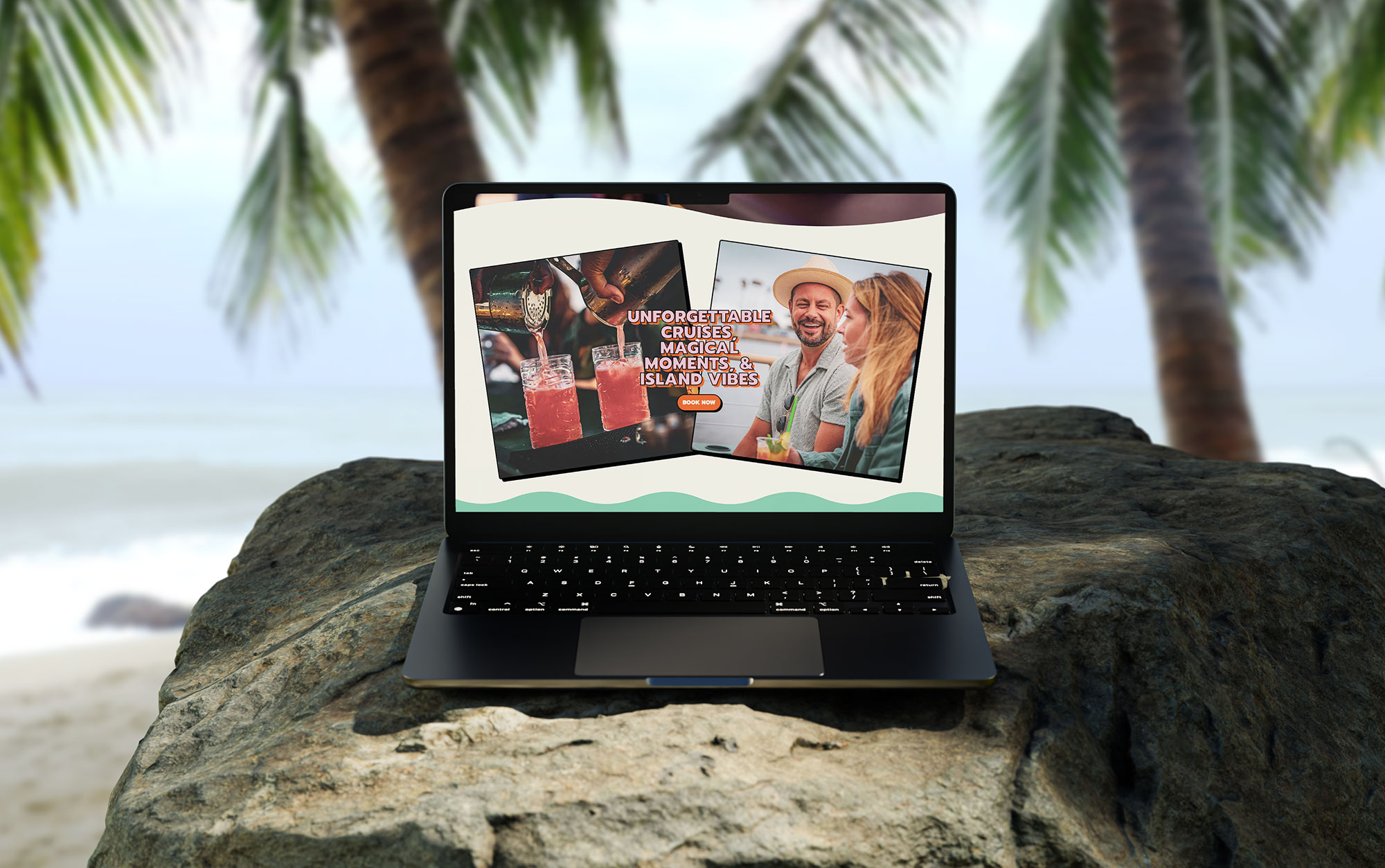 Magical Tiki homepage section designed by MTHD