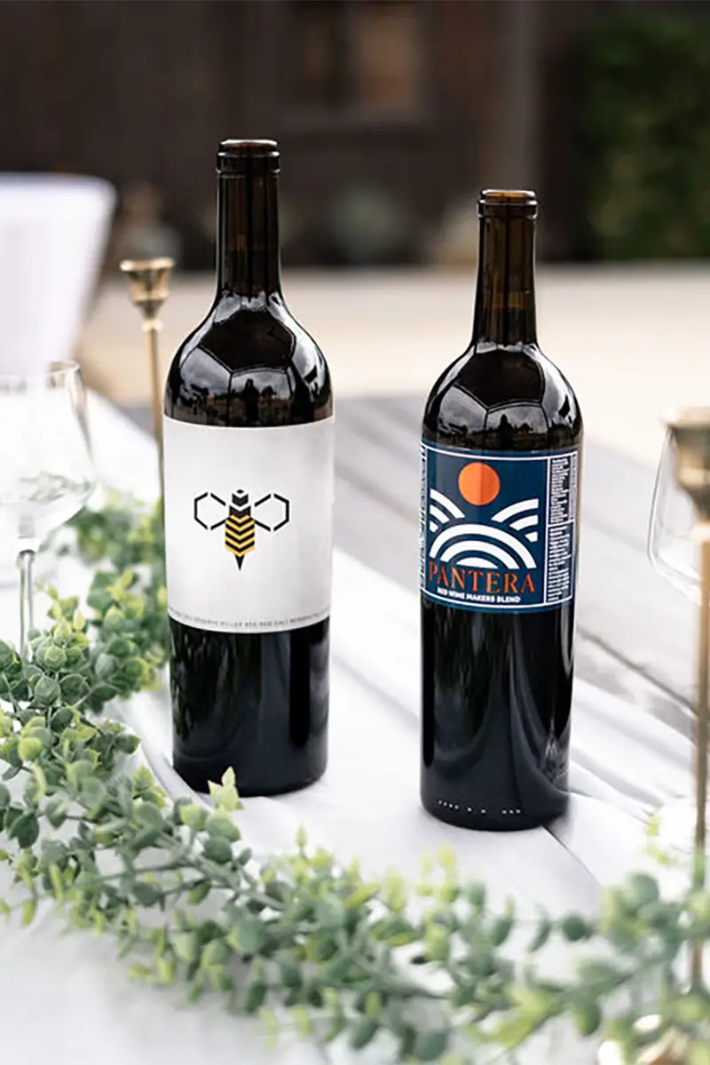 Black Oak Mountain Vineyards venue styled for a wedding