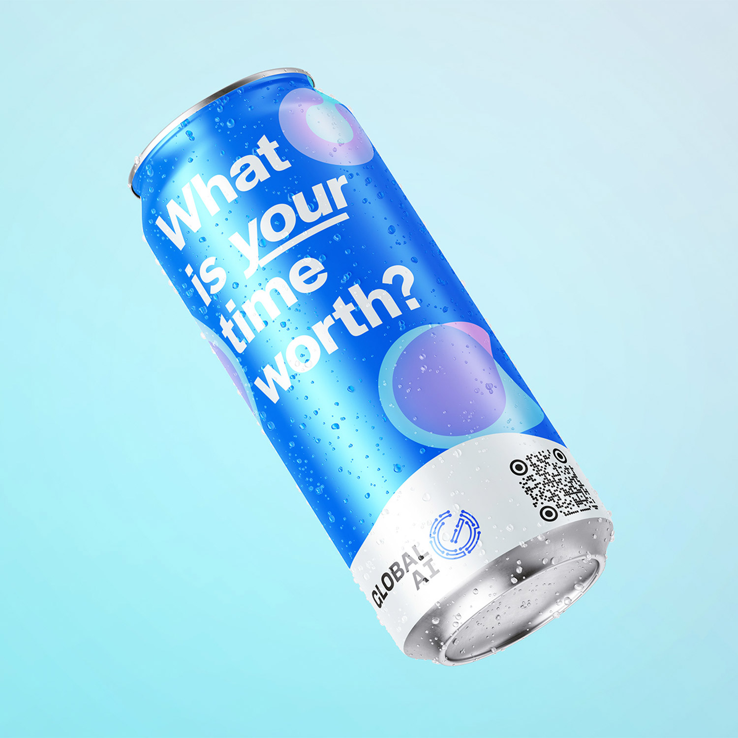 Marketing campaign concept artwork created for Global AI