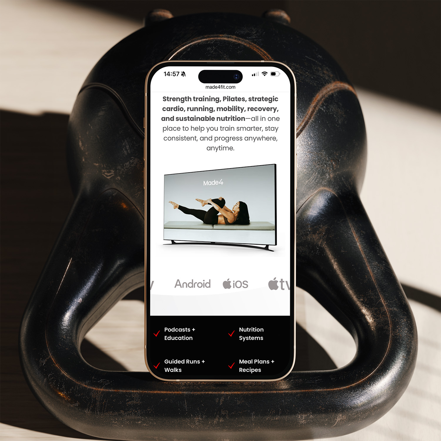 Made4 mobile app onboarding quiz designed by MTHD