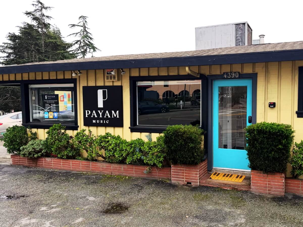 Exterior of Payam Music Piedmont
