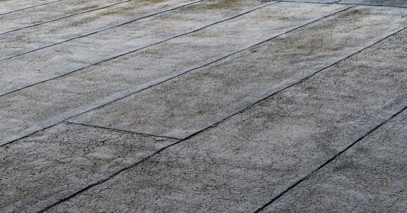 Flat roof with a waterproof covering