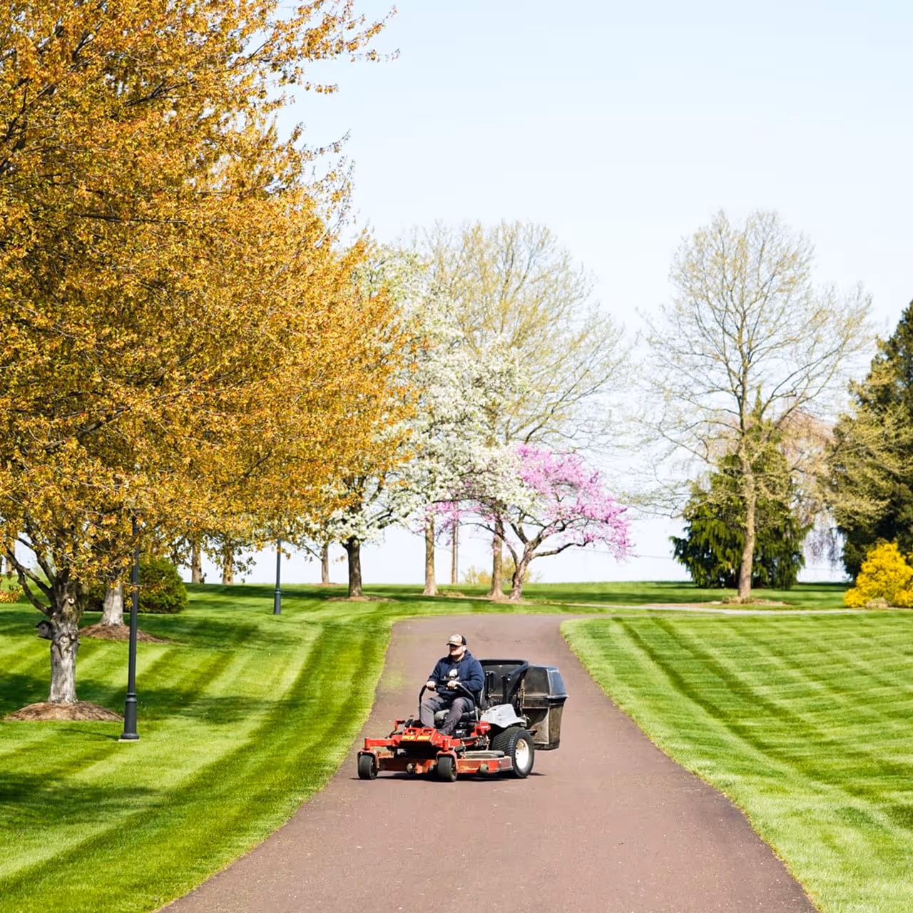 Front yard mowing and maintenance Hershey PA near me