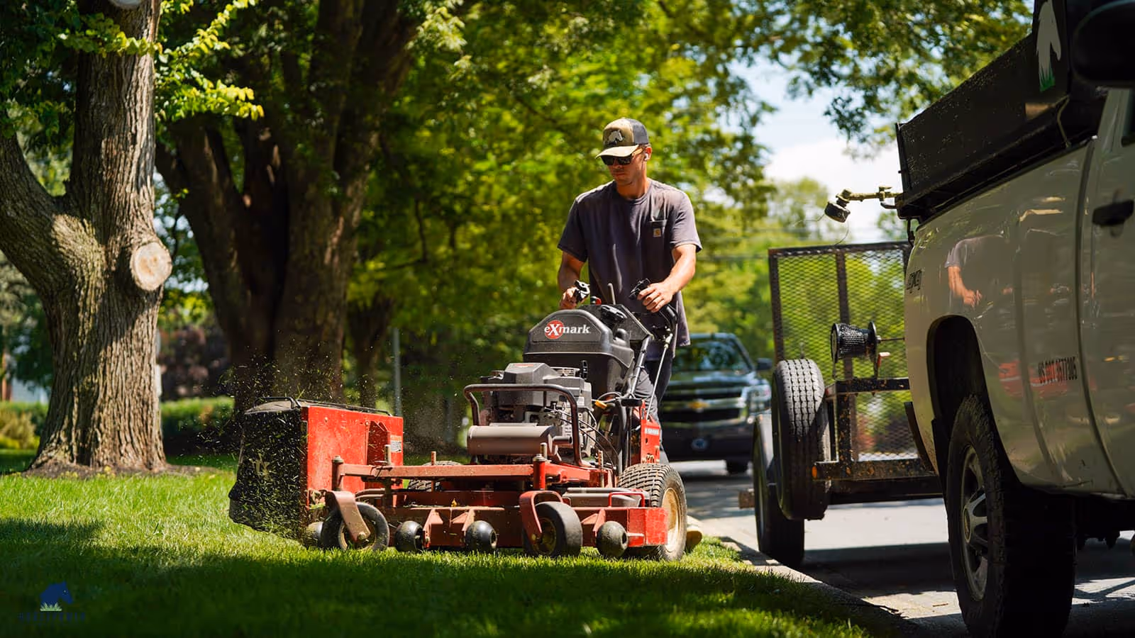 Commercial grade lawn mowing equipment used by Horse Power Lawn and Home Hershey PA