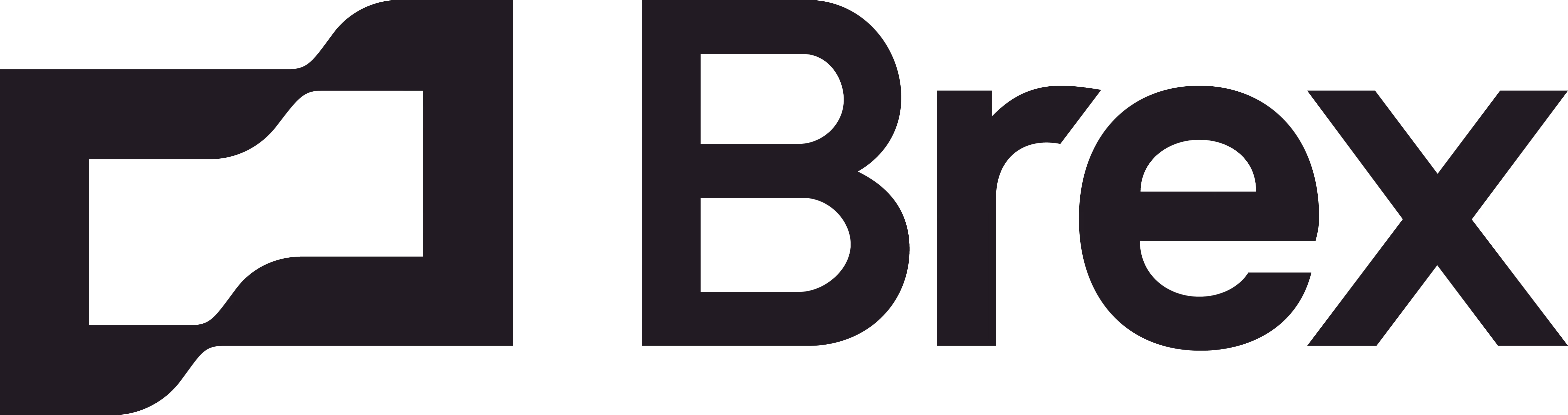 Brex company logo with a stylized square icon to the left of the text.