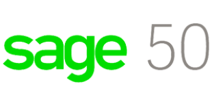 Sage 50 software logo with green 'sage' and gray '50' text.