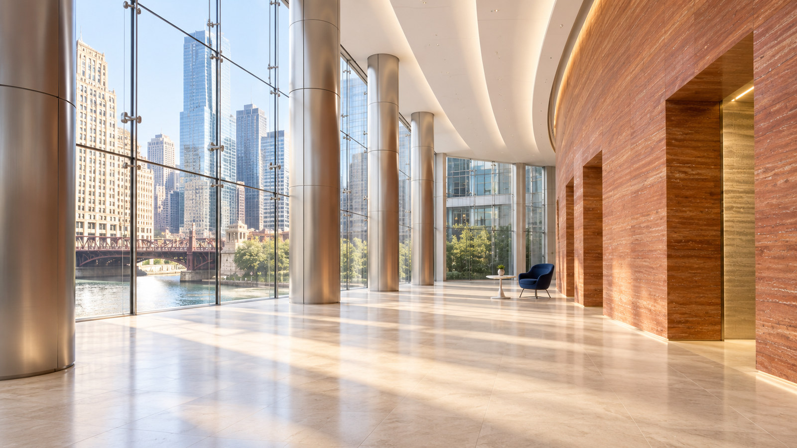 River Point lobby, Chicago