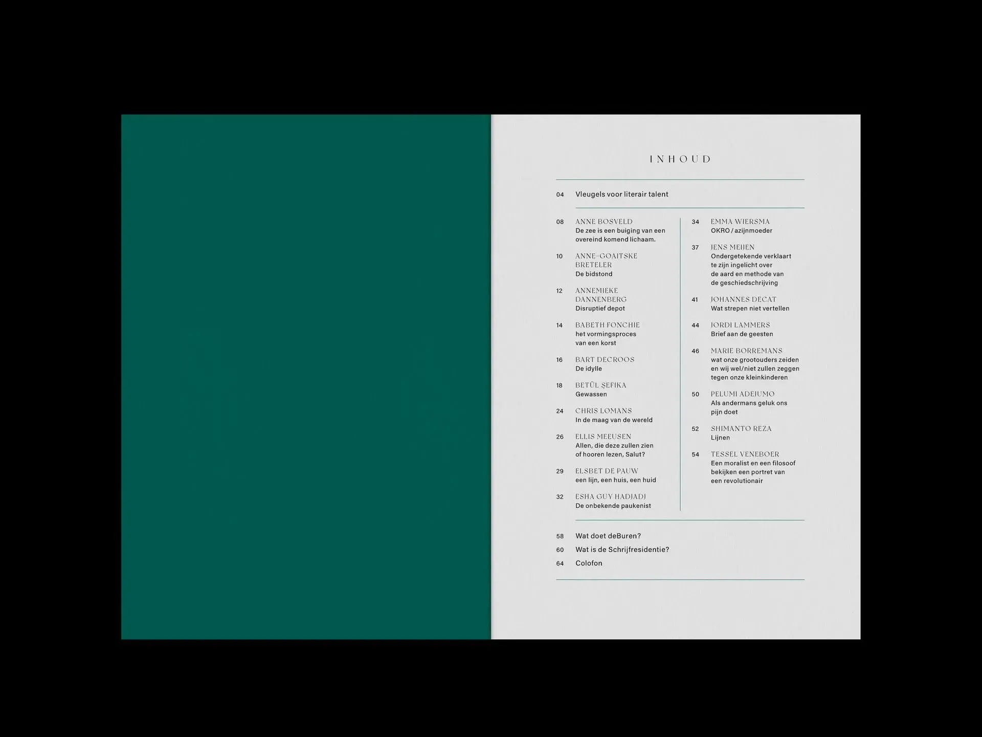 Oude werken, jonge schrijvers