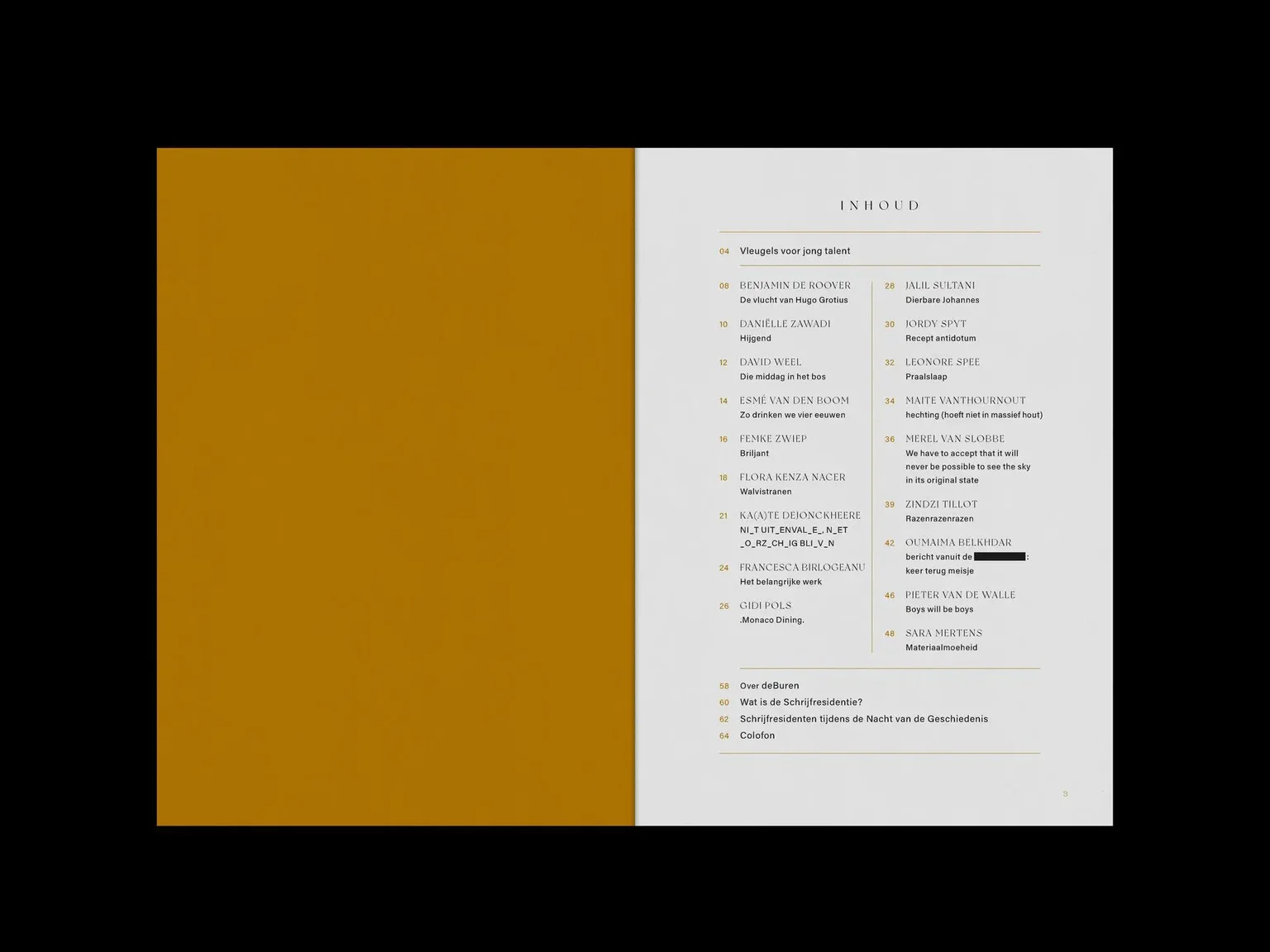 Oude werken, jonge schrijvers