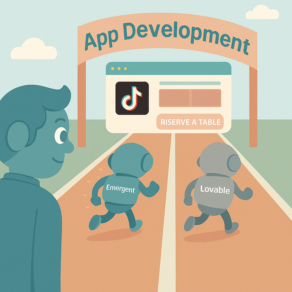 Top App: Emergent vs Lovable in the Same No-Code Kitchen