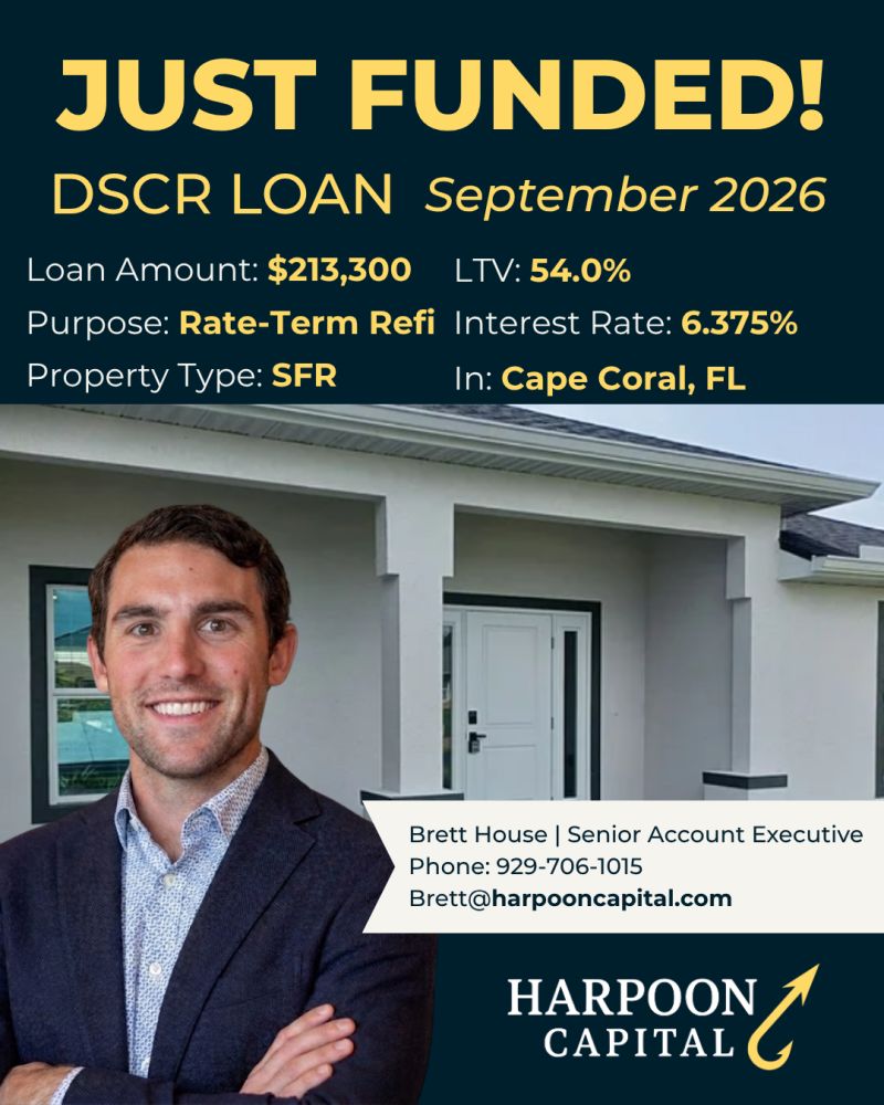 Funded DSCR loan: single family rental in Cape Coral, FL
