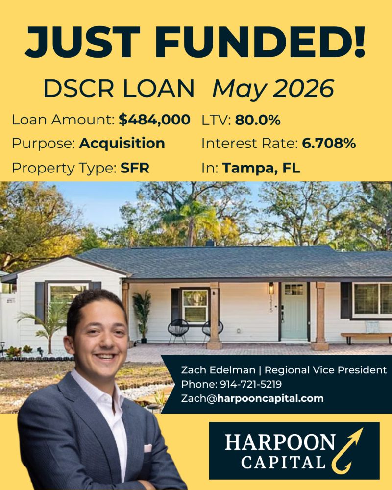 Funded DSCR loan: single family rental in Tampa, FL