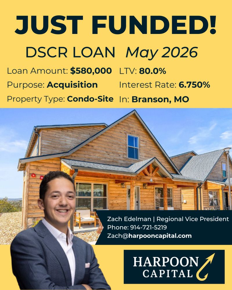Funded DSCR loan: condo in Branson, MO