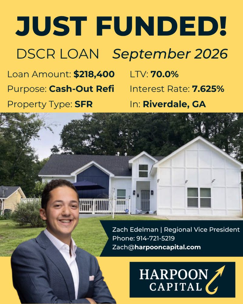Funded DSCR loan: single family rental in Riverdale, GA