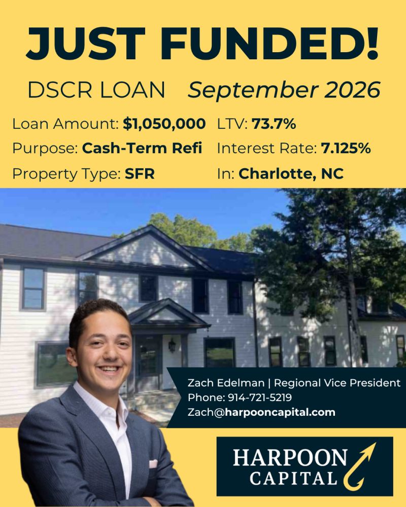 Funded DSCR loan: single family rental in Charlotte, NC