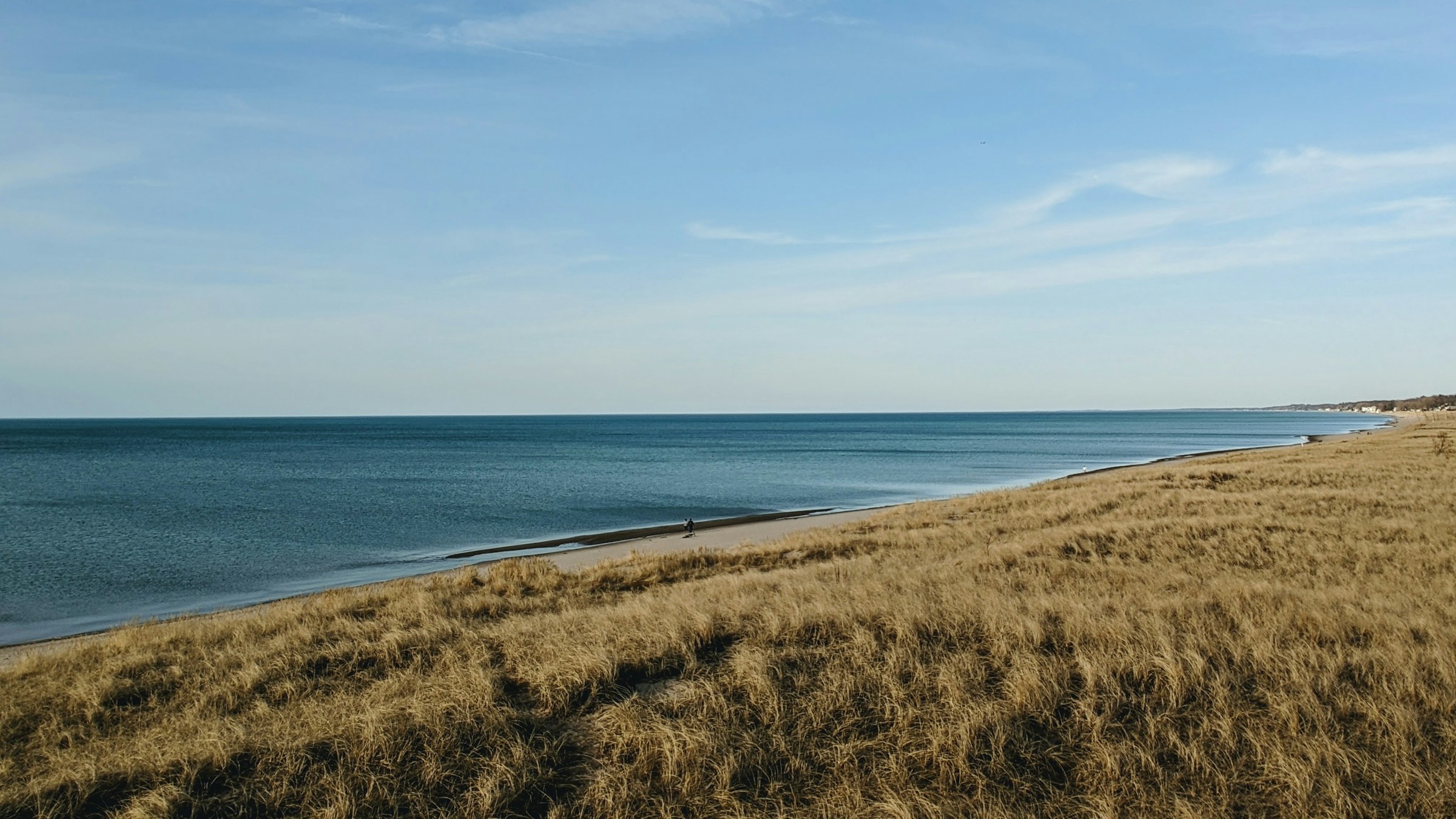 Lake Michigan shoreline near Indiana Dunes National Park, Indiana